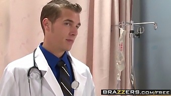 Toy And Sex Toy Play With Horny Teen In Fishnet Scene