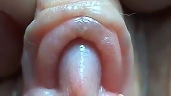 Intense Close-Up Of Clitoris Stimulation And Pleasure