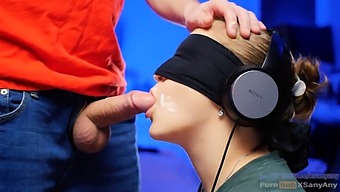 Blindfolded Teen Explores Taste In 4k With Xsanyany