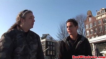 A Dutch Prostitute Gags On A Big Cock And Receives A Facial Load
