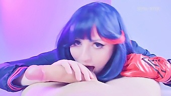 Ryuko Matoi'S Seductive Performance Stirs Teacher'S Desires With Oral Skills