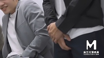 Asian Babe Gets Her Ass Pounded In Hardcore Orgy