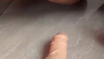 Bbw Gets Her Ass Pounded By A Huge Dildo