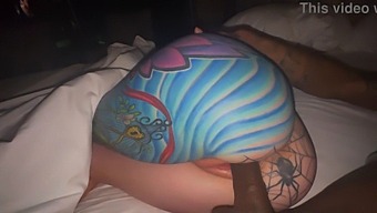 Black Cock Penetrates Olivia'S Pussy In Slow Motion