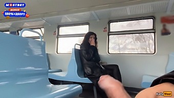 Public Train Adventure With A Stranger And A Facial Finish