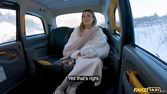 A Beautiful Lingerie Model Gets A Deepthroat Blowjob And Hard Sex In A Fake Taxi.